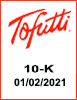 TOFUTTI BRANDS INC