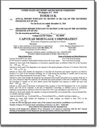 CAPSTEAD MORTGAGE CORP 2018 10-K