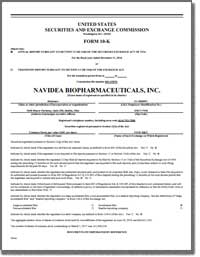 NAVIDEA BIOPHARMACEUTICALS INC  2019 Annul Report