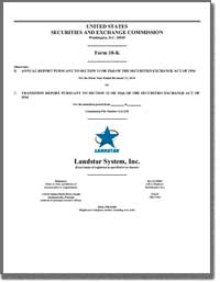 LANDSTAR SYSTEM INC 2019 Annual Report