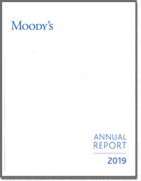 MOODY'S CORPORATION 2019 Annual Report