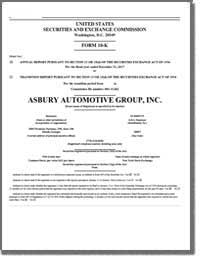 ASBURY AUTOMOTIVE GROUP INC 2020 Annual Report